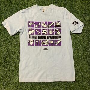 Vintage Blue Global Day Of Giving Graphic Tee